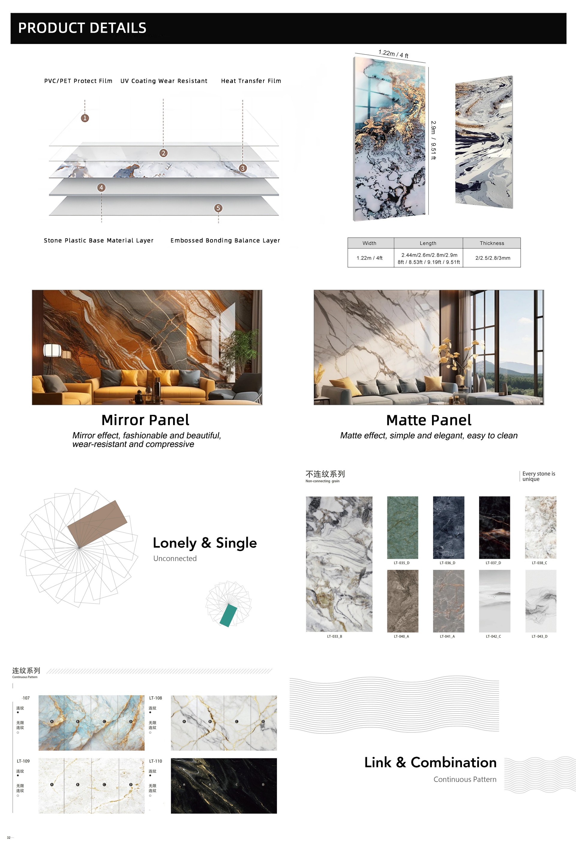 UV marble sheetUV Coating PVC Marble Sheet (7)